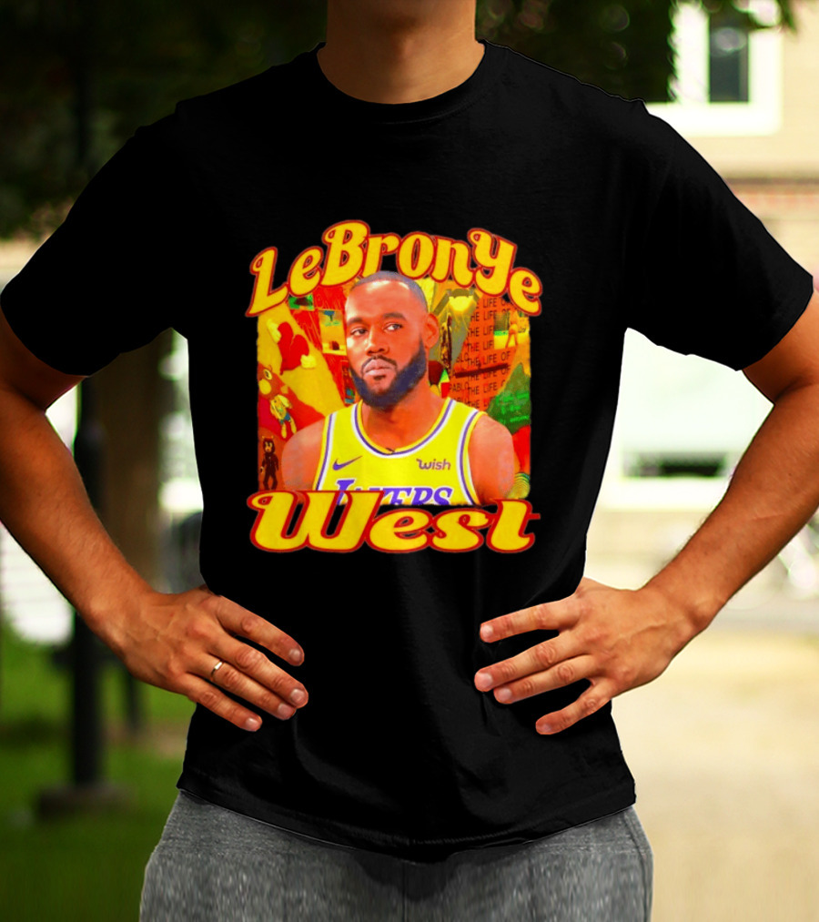 LeBronYe West Los Angeles Lakers Basketball T-Shirt