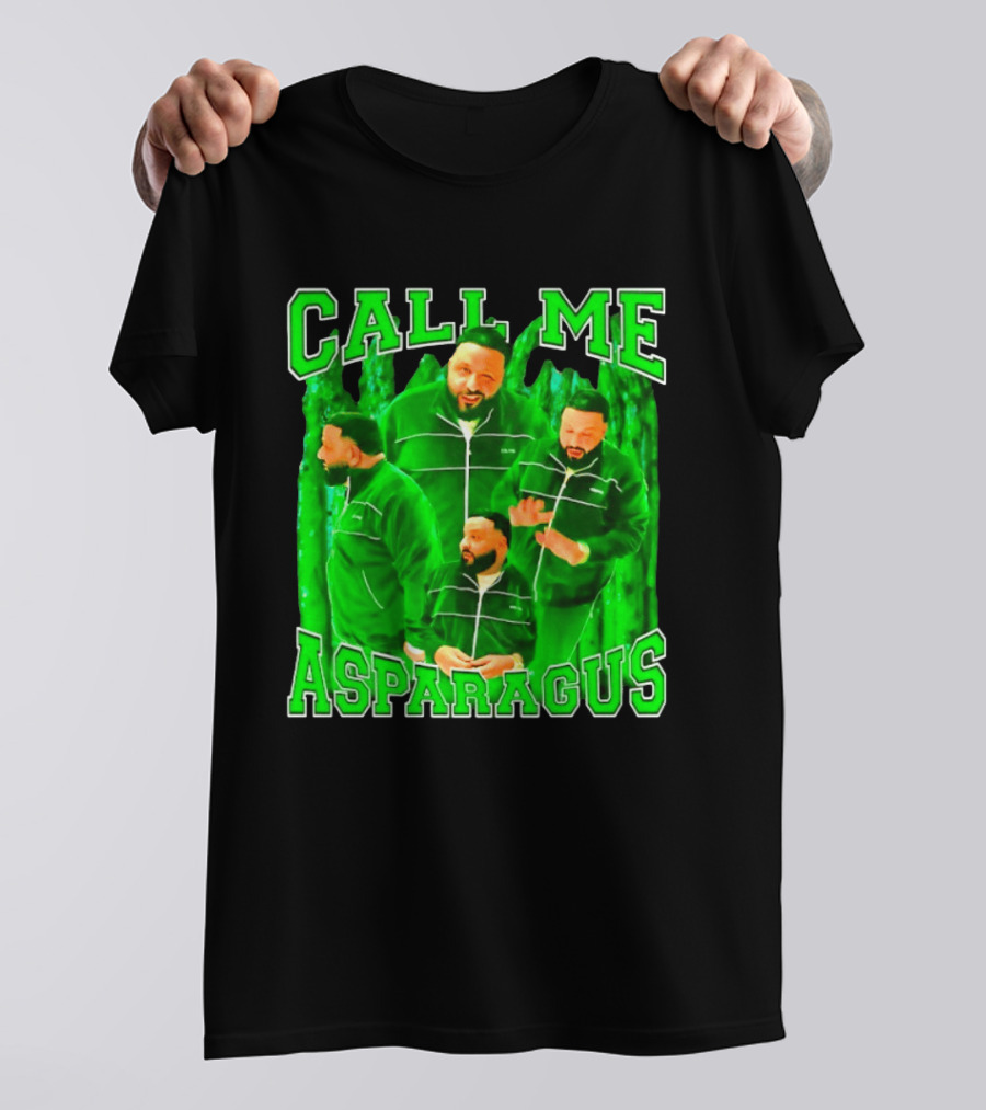 DJ Khaled Call Me Asparagus Music Producer Green Tracksuit T-Shirt