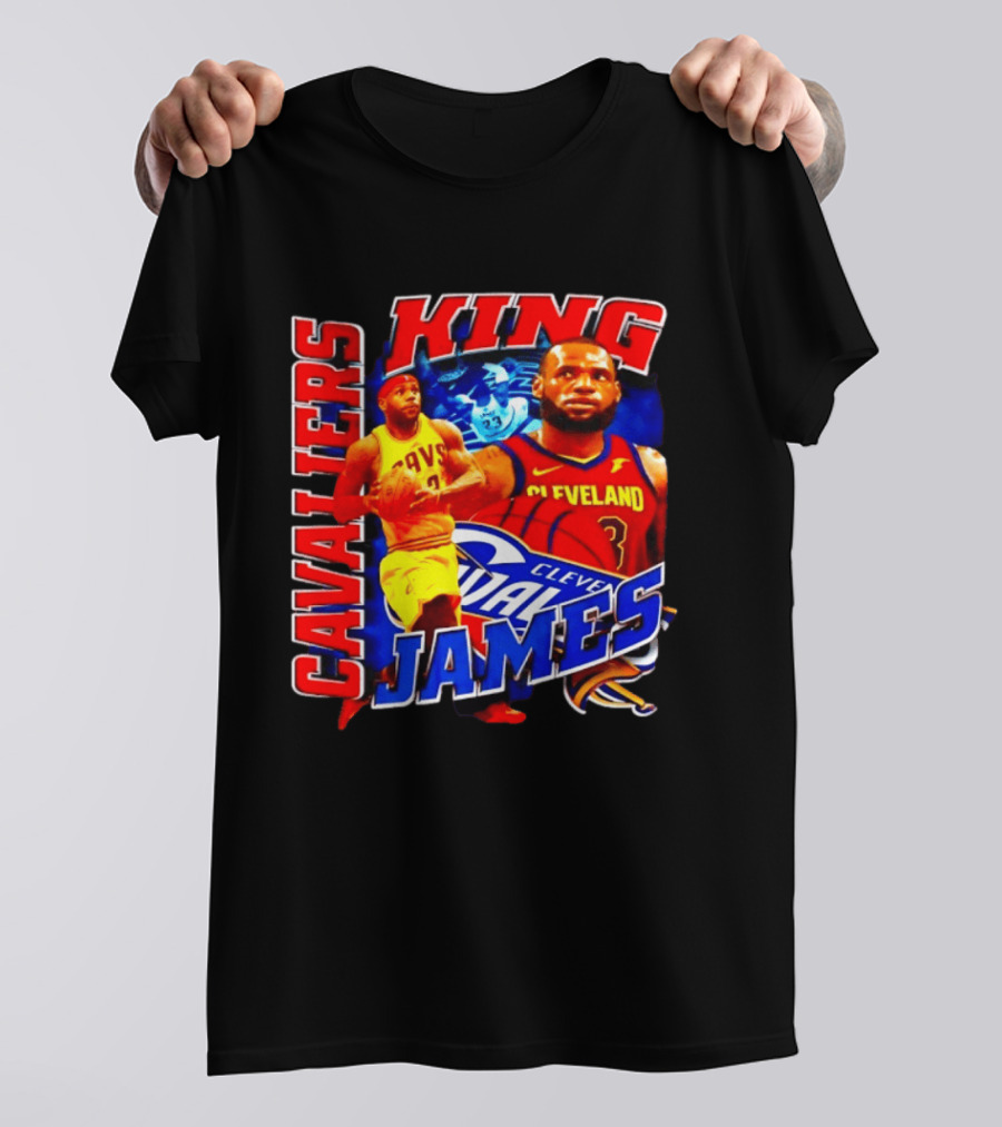 Cleveland Cavaliers King James LeBron Nike NBA Basketball Star T-Shirt