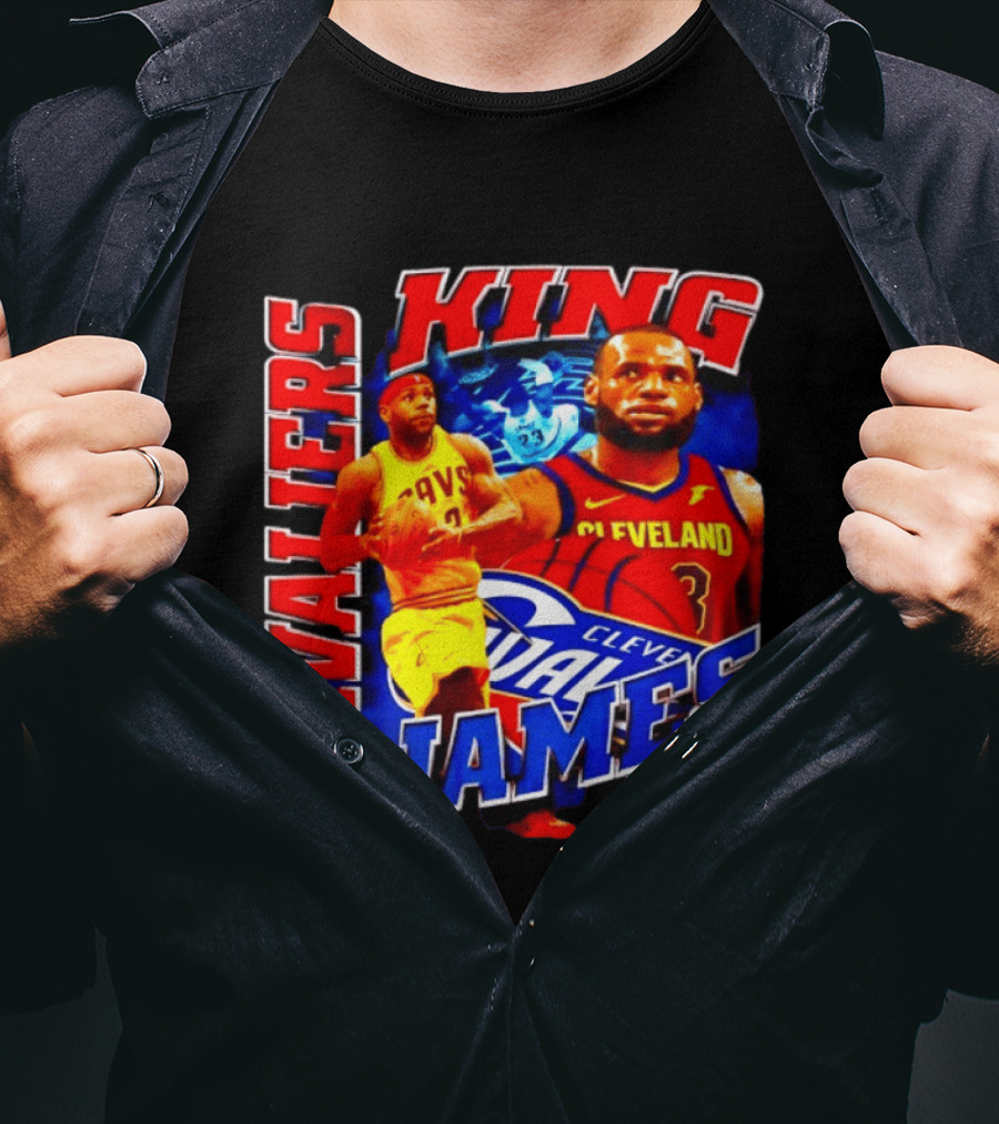 Cleveland Cavaliers King James LeBron Nike NBA Basketball Star T-Shirt