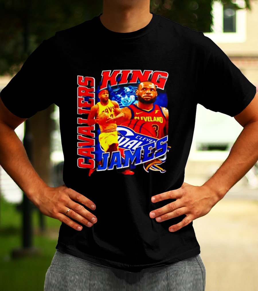 Cleveland Cavaliers King James LeBron Nike NBA Basketball Star T-Shirt