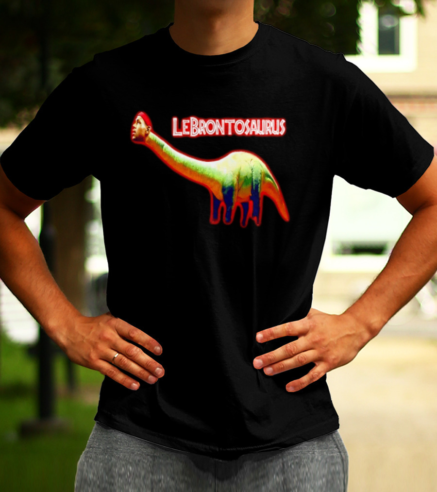 LeBrontosaurus Meme LeBron James Philadelphia 76ers T-Shirt