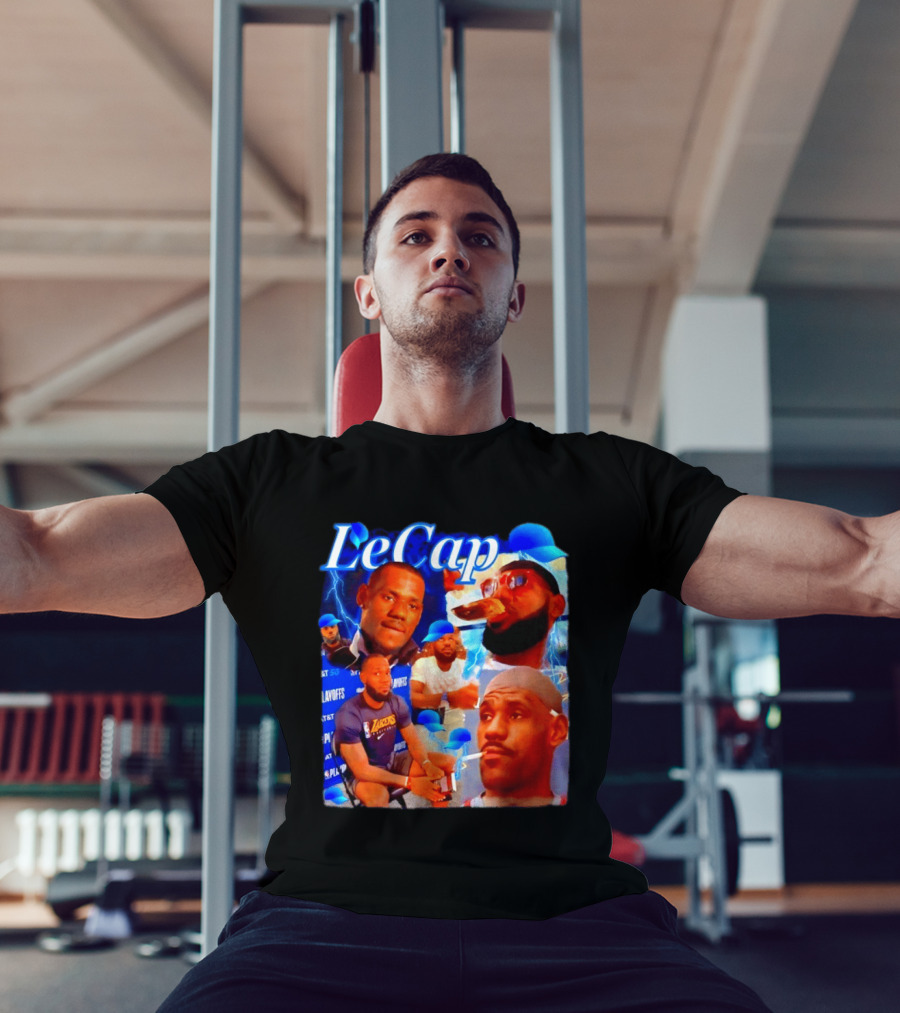 LeBron James LeCap Lakers Playoffs Meme T-Shirt