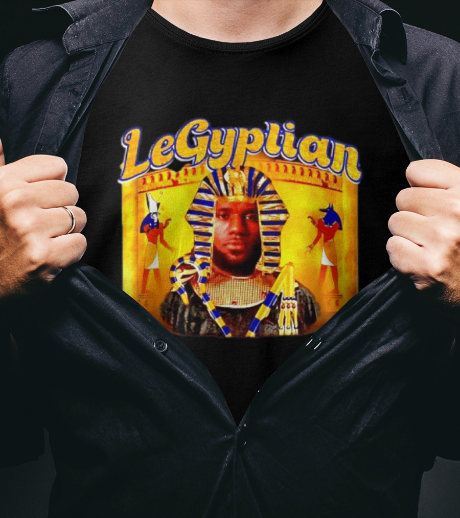 LeBron James LeGyptian Philadelphia 76ers Basketball Meme T-Shirt