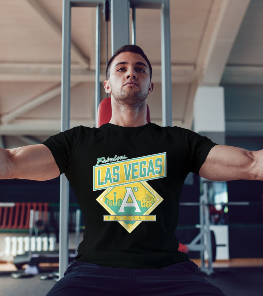 Fabulous Las Vegas A's Baseball 2026 Skyline T-Shirt