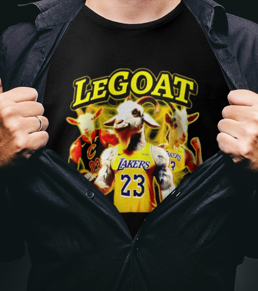 Legoat 23 LeBron James Lakers Cavaliers T-Shirt