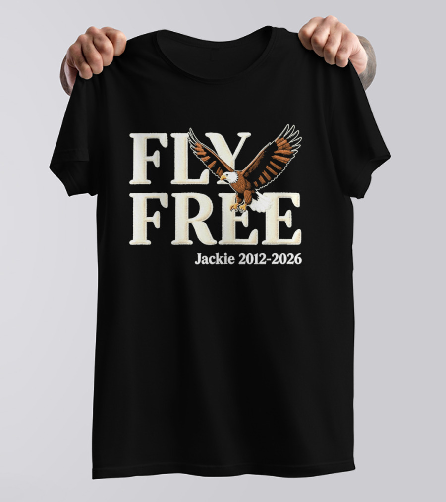 Fly Free Jackie 2012 2026 Soaring Eagle Freedom T-Shirt