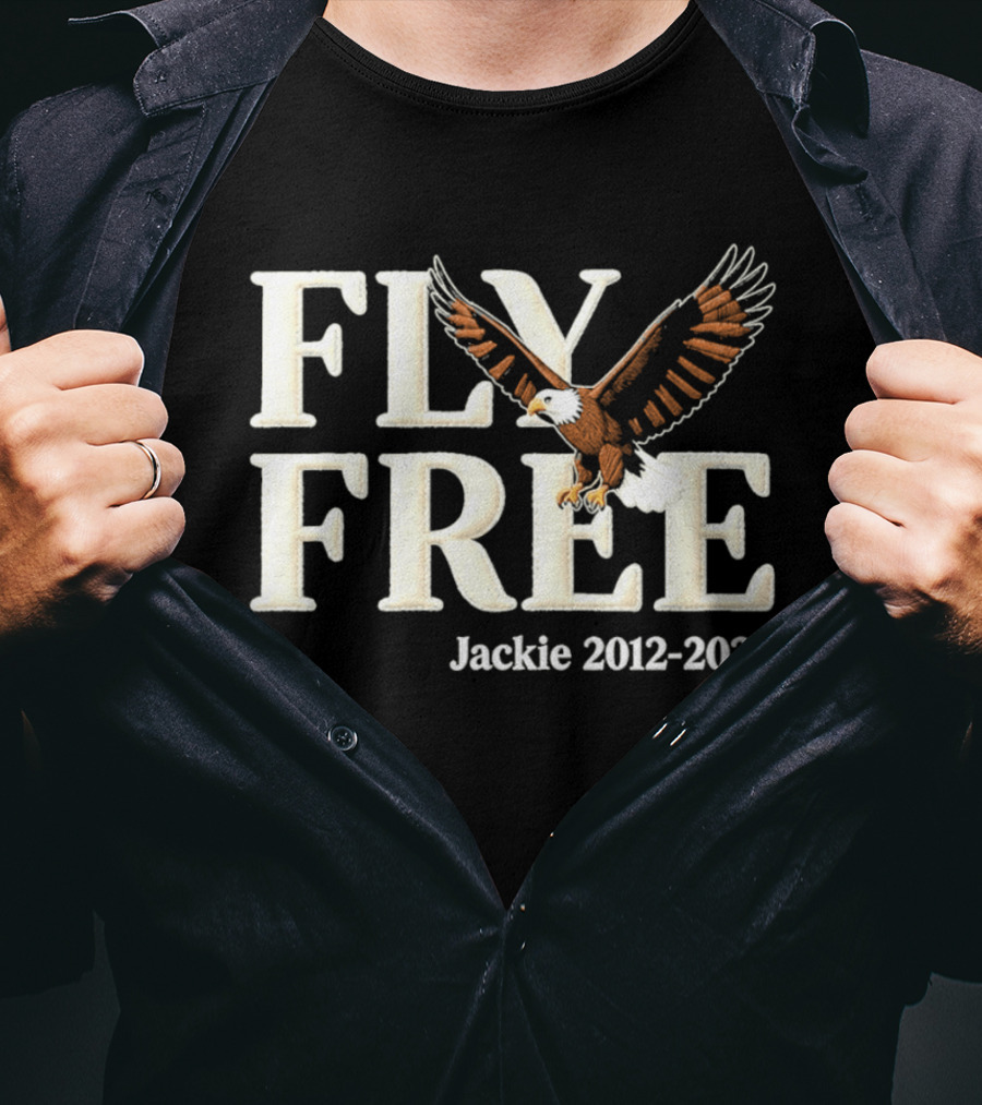 Fly Free Jackie 2012 2026 Soaring Eagle Freedom T-Shirt