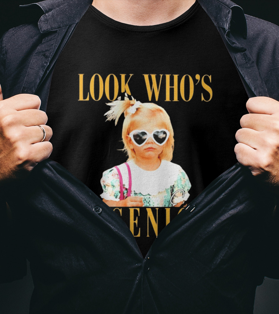 Look Who's A Senior Heart Sunglasses Little Girl Senior Graduation T-Shirt