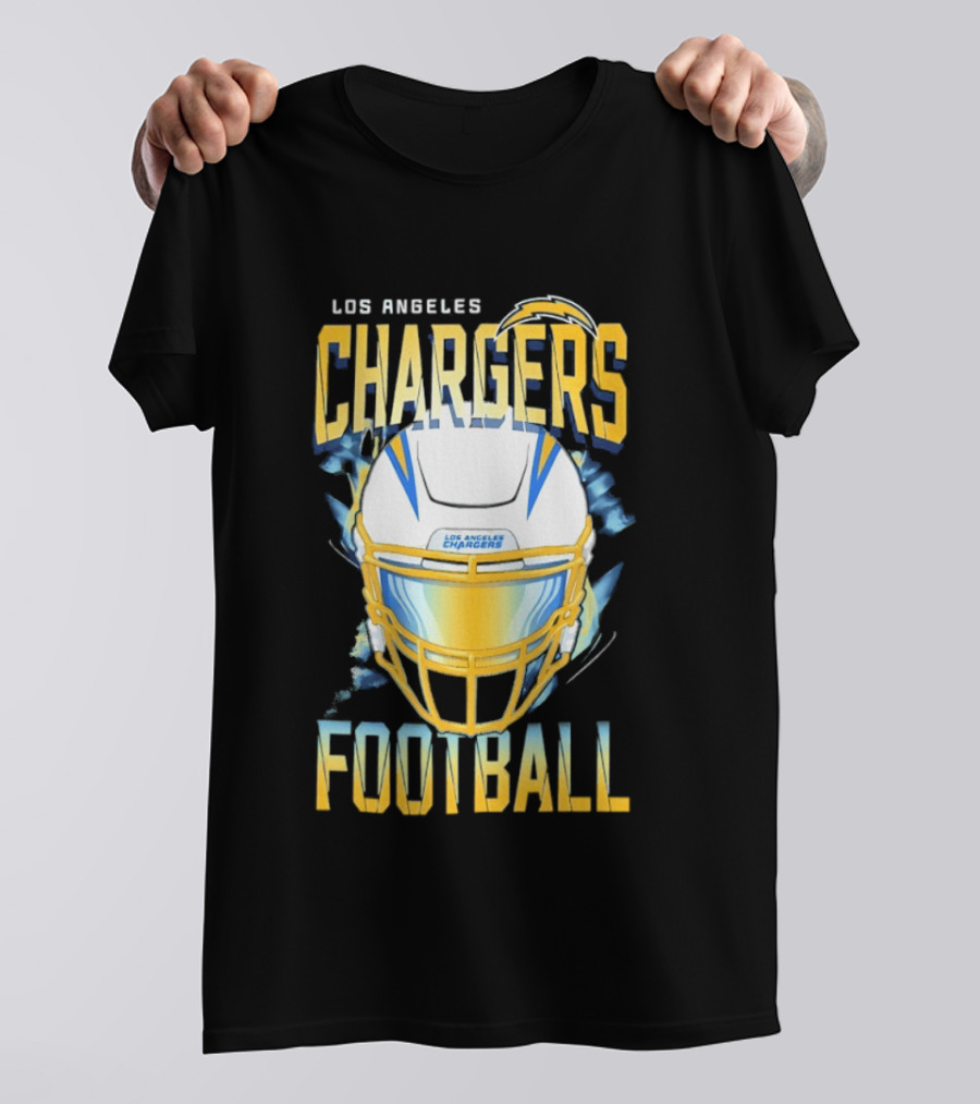 Los Angeles Chargers Football Helmet 2026 Season Team Spirit T-Shirt