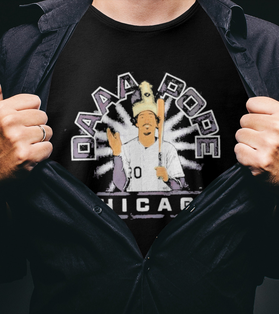 Daaa Pope Chicago South Side Baseball Miguel Vargas T-Shirt