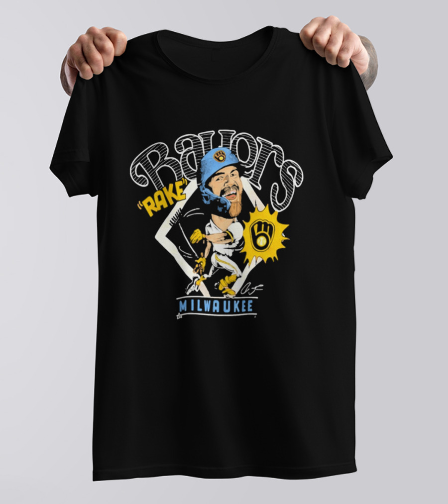 Milwaukee Bauers Rake Baseball Art 2026 T-Shirt