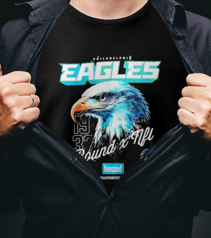 Philadelphia Eagles Bound NFC East 1933 Bird Head Helmet NFL T-Shirt