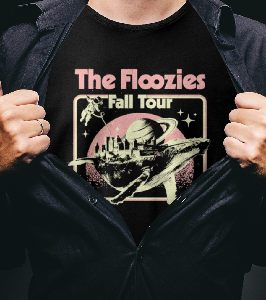 The Floozies Fall Tour Astronaut Whale Castle Space Adventure T-Shirt