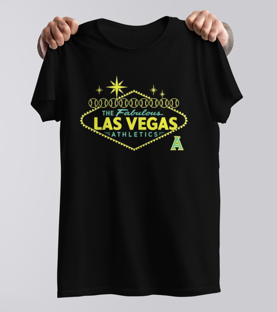 The Fabulous Las Vegas Athletics MLB Baseball 2026 Welcome Sign T-Shirt
