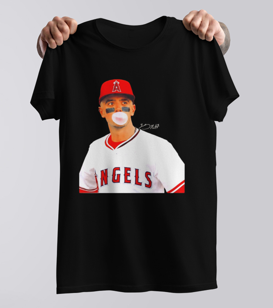 Zach Neto Los Angeles Angels 2026 MLB Season Bubblegum Moment T-Shirt