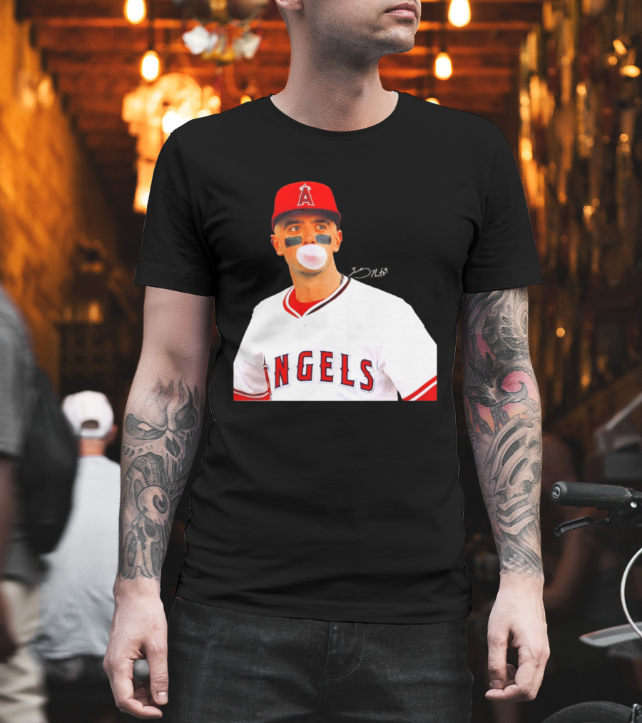 Zach Neto Los Angeles Angels 2026 MLB Season Bubblegum Moment T-Shirt