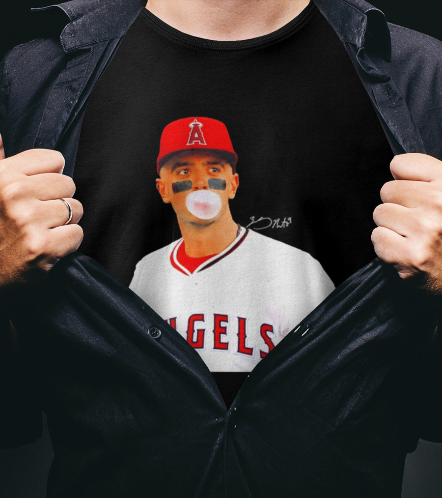 Zach Neto Los Angeles Angels 2026 MLB Season Bubblegum Moment T-Shirt