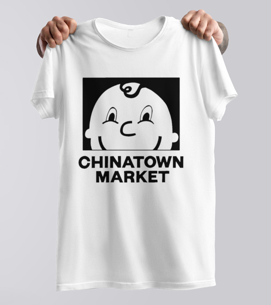 Chinatown Market Smiley Face Retro Cartoon T-Shirt