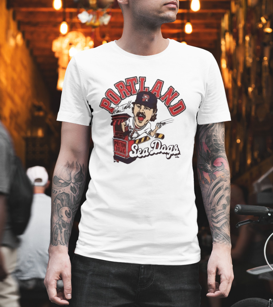 Payton Tolle Portland Sea Dogs Baseball T-Shirt