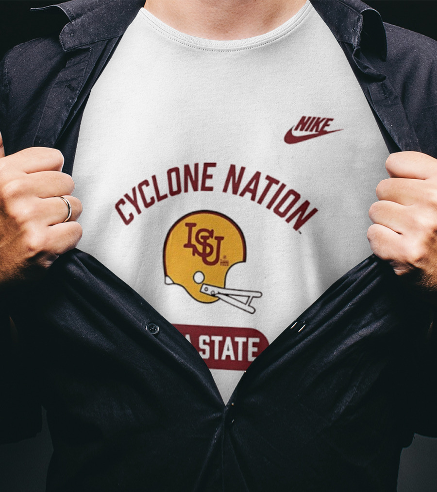 Cyclone Nation Iowa State ISU Football Nike T-Shirt