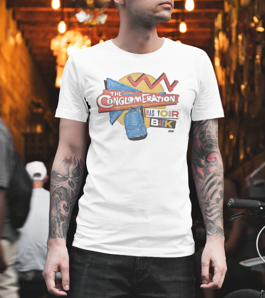 The Conglomeration Has Your Back Backpack T-Shirt