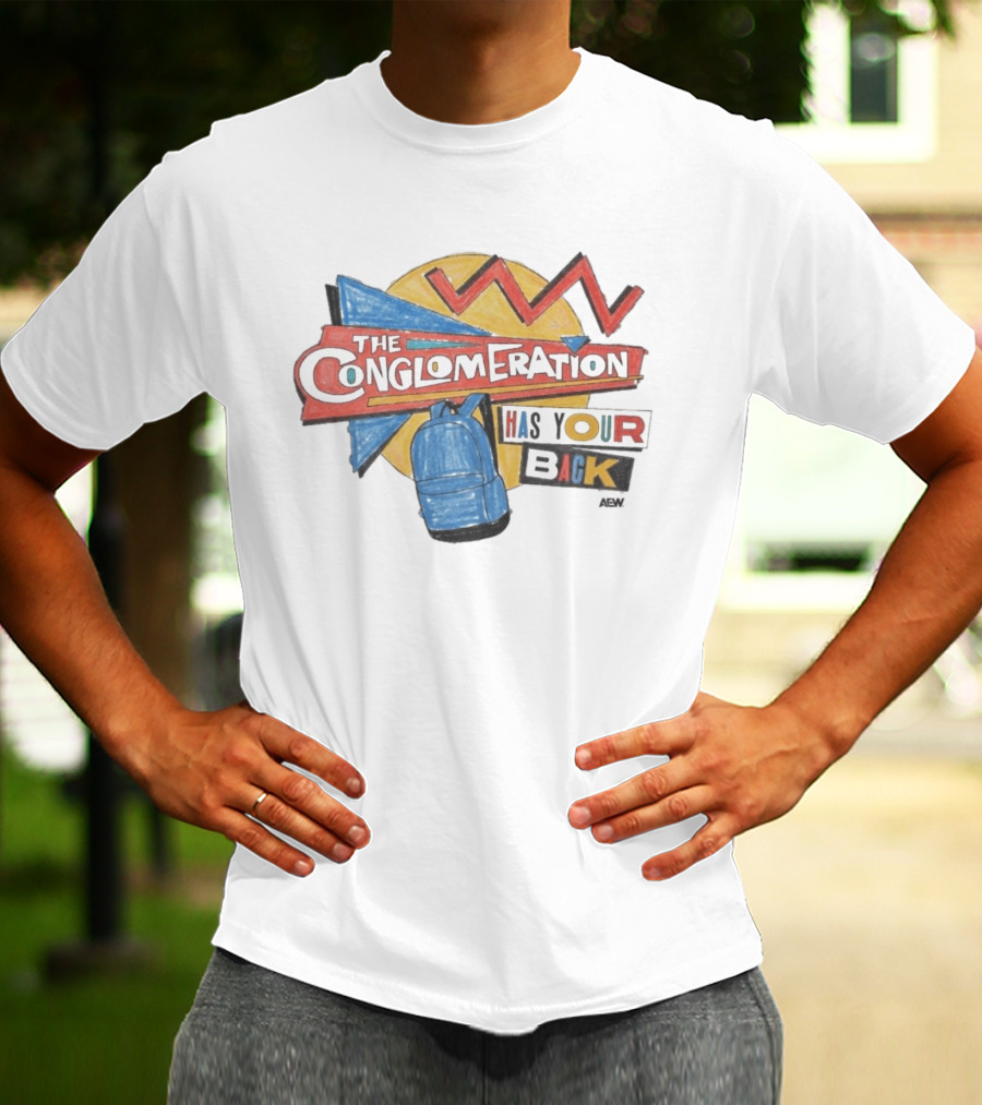 The Conglomeration Has Your Back Backpack T-Shirt
