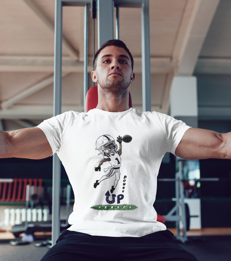 Josh Downs Indianapolis Colts Up Season Football Catch T-Shirt
