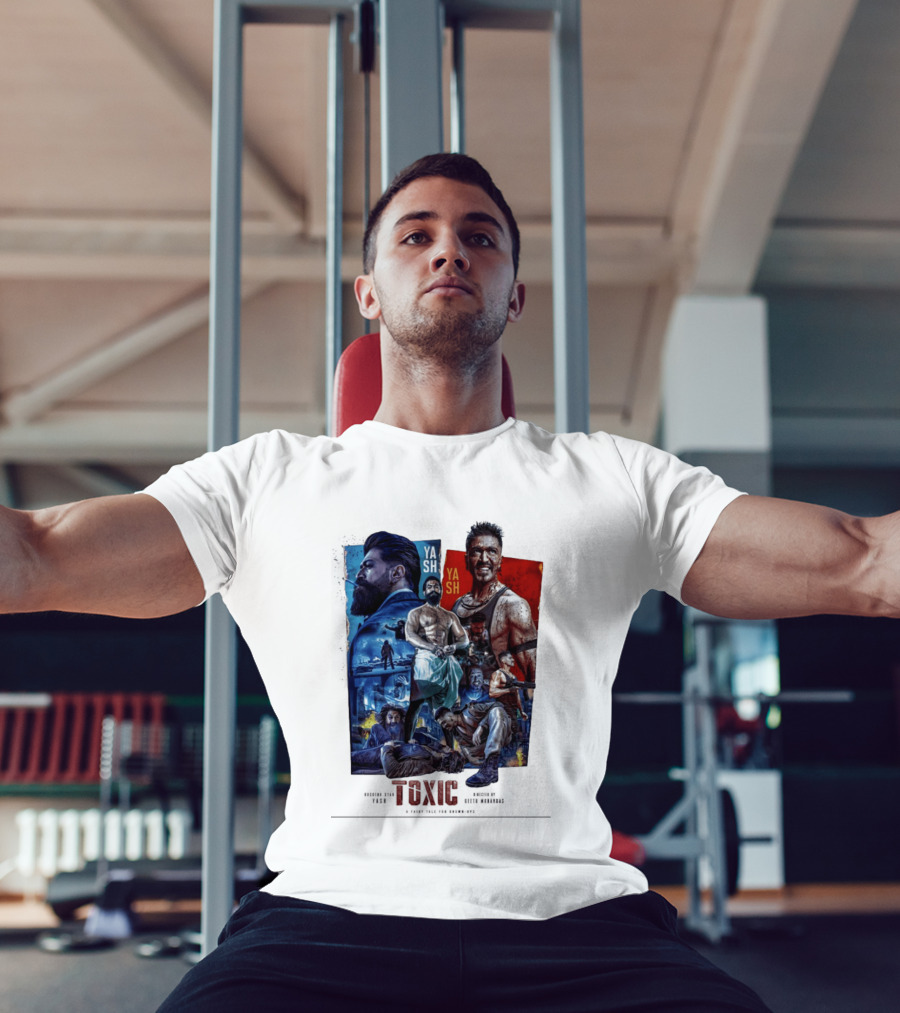 Yash Toxic A Fairy Tale For Grown Ups Rugged Warrior Action Adventure T-Shirt
