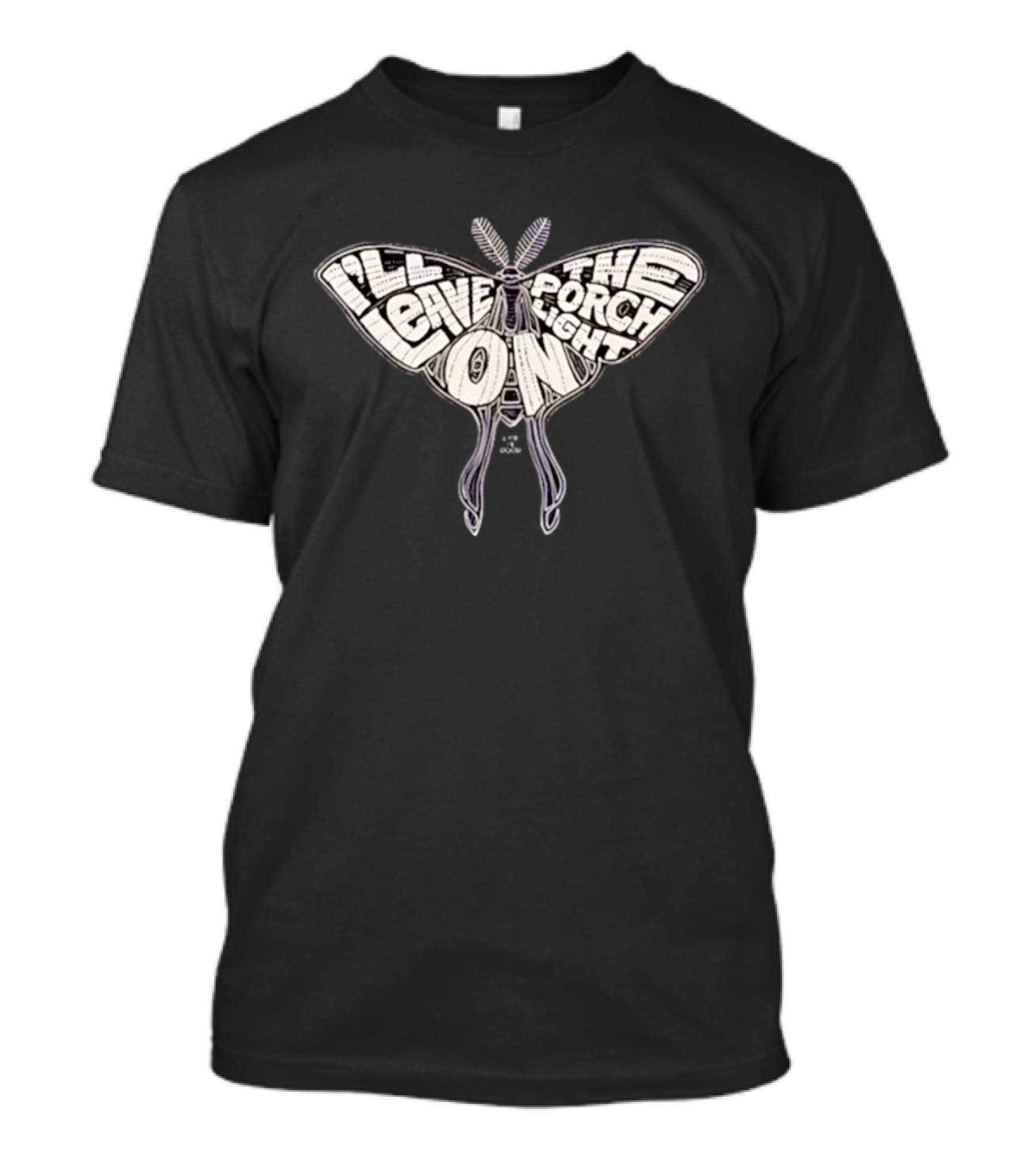 I'll Leave The Porch Light On Moth T-Shirt