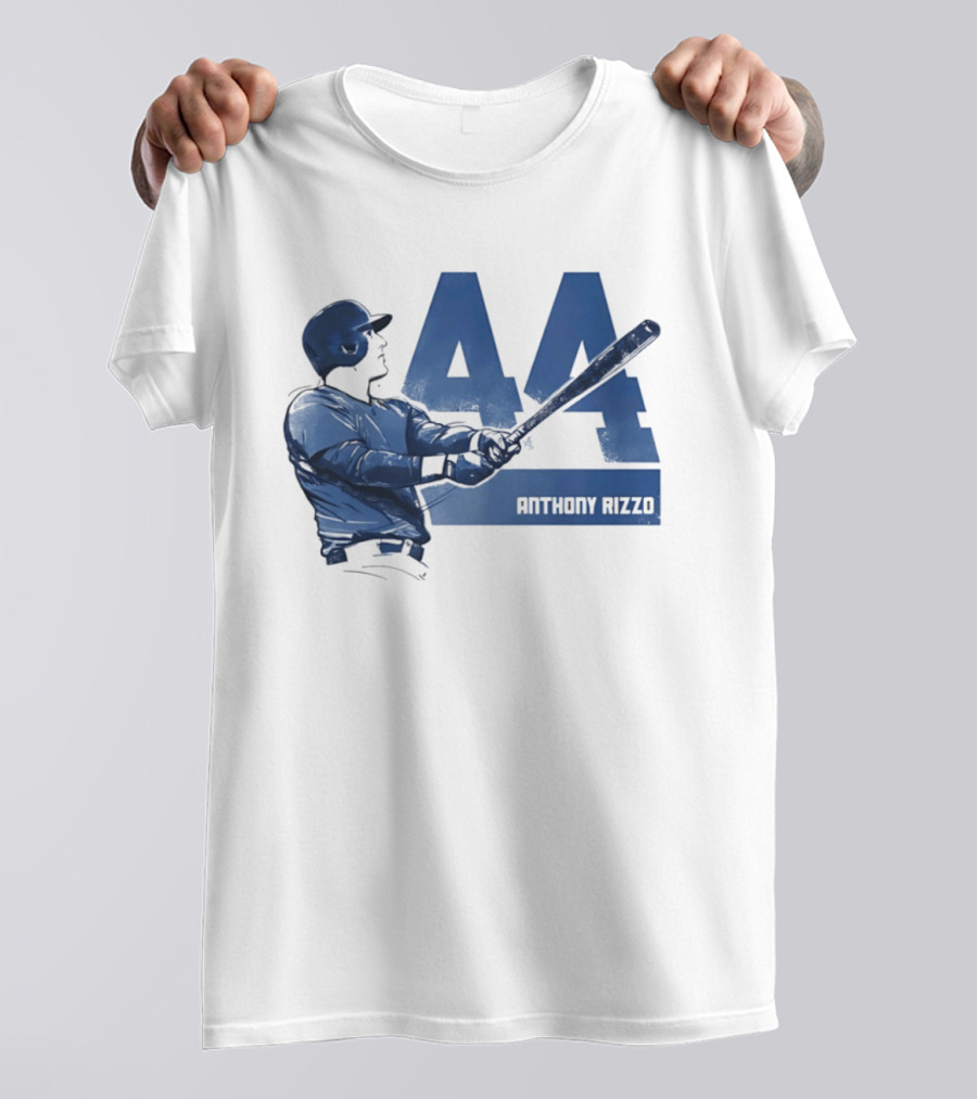 Anthony Rizzo 44 Swing Chicago Cubs Slugger T-Shirt
