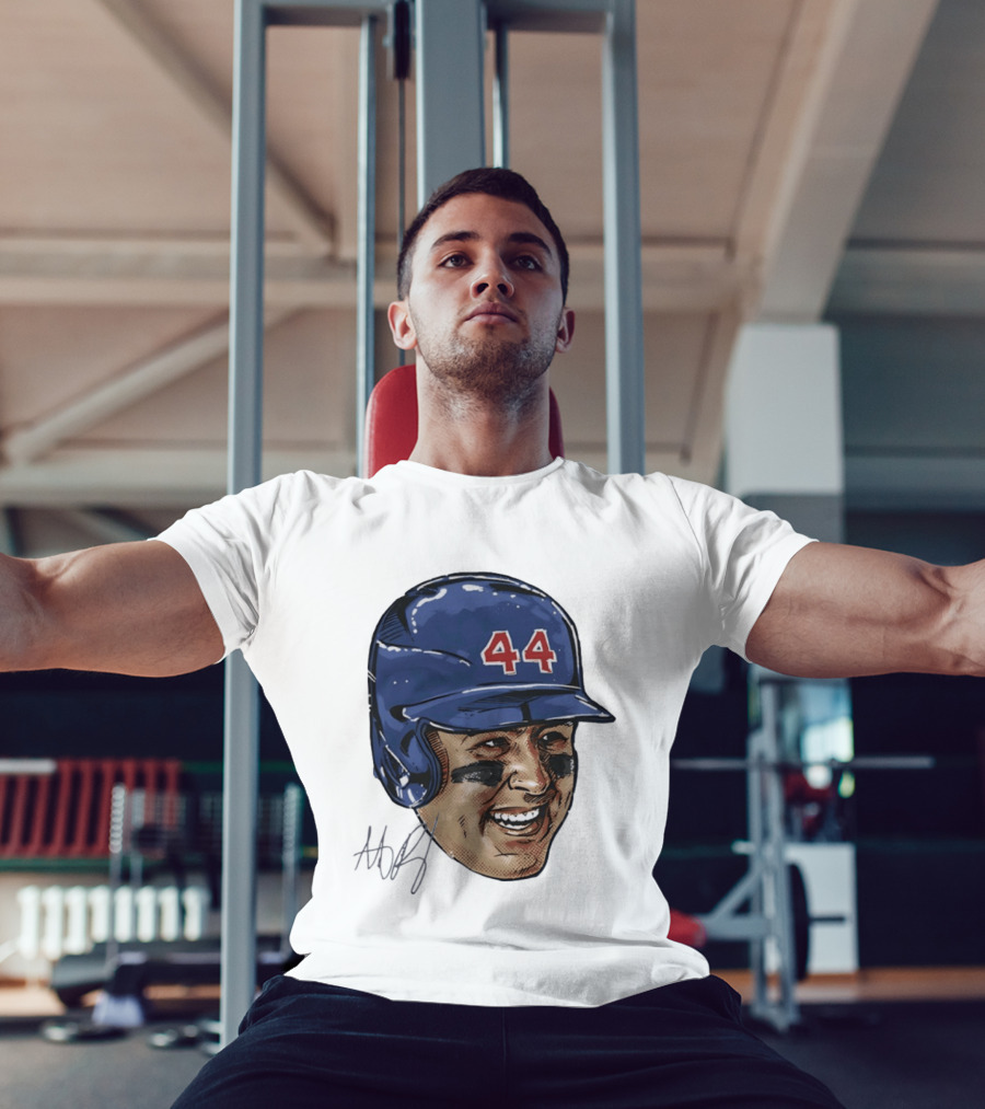 Anthony Rizzo 44 Chicago Cubs Iconic Smile Swag Head T-Shirt