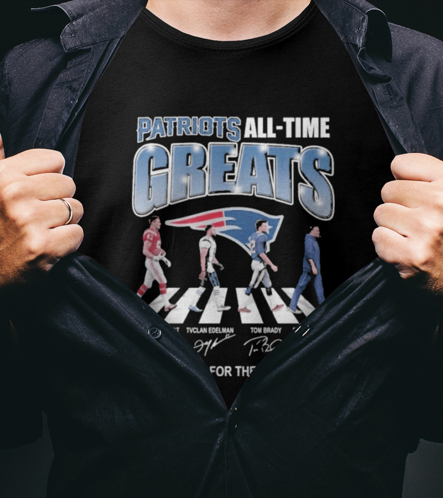 Patriots All Time Greats Thank You For The Memories T-Shirt