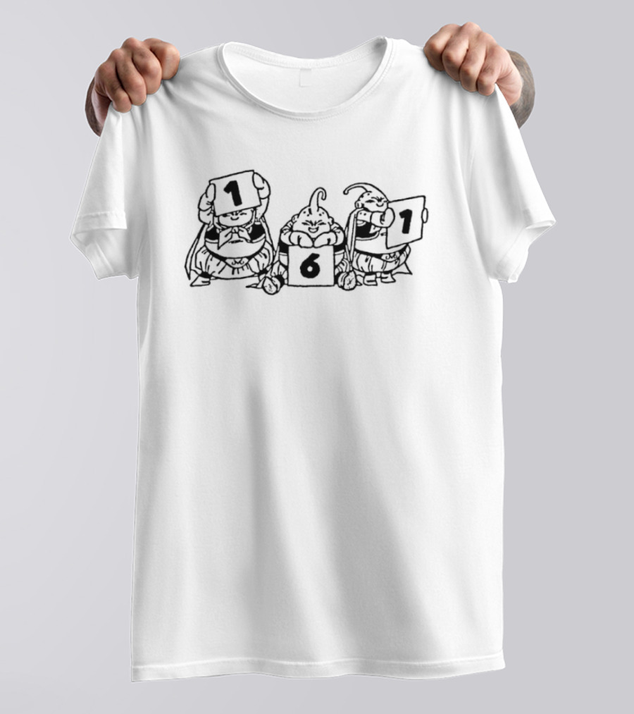 Dragon Ball Z Majin Buu Characters 1 6 1 Anime Manga T-Shirt