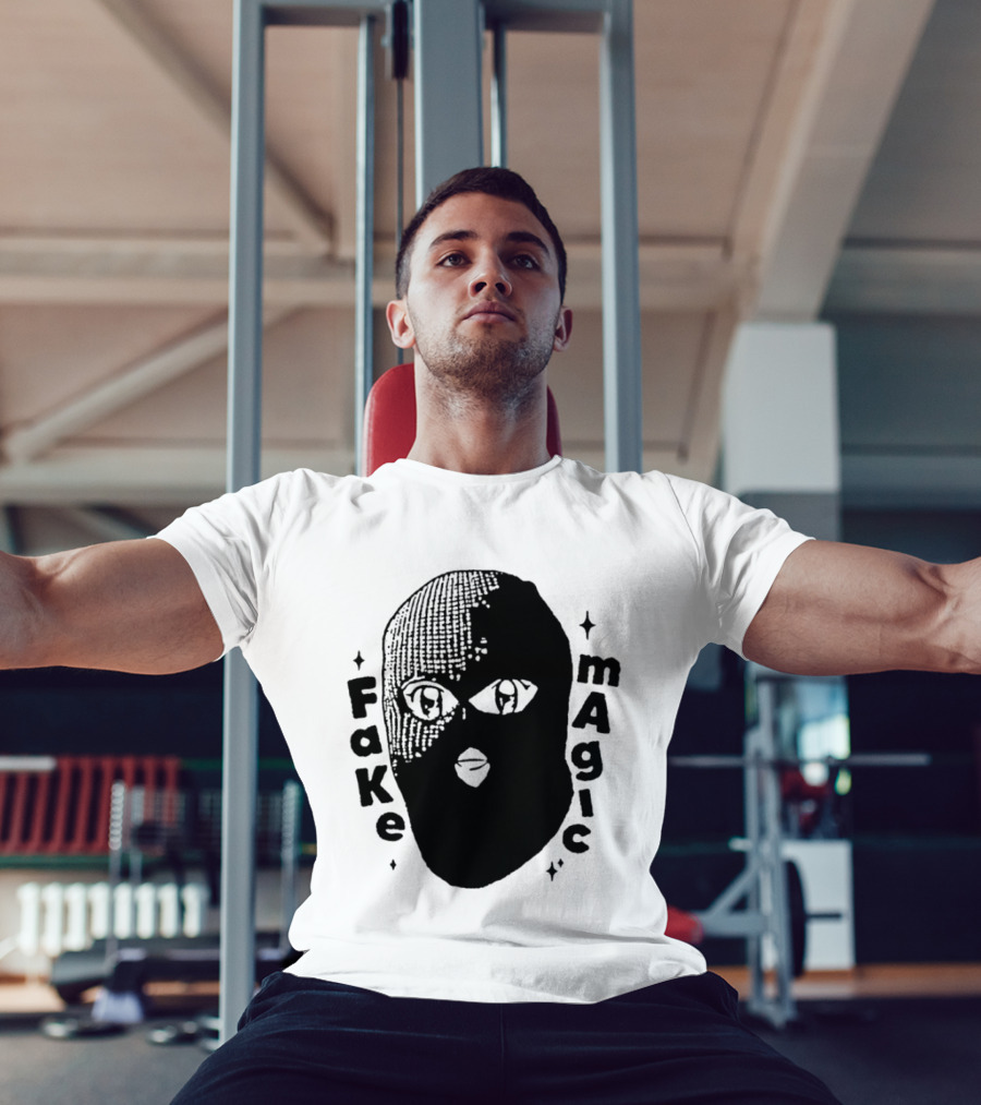 Fake Magic Anime Eyes Balaclava Ski Mask T-Shirt