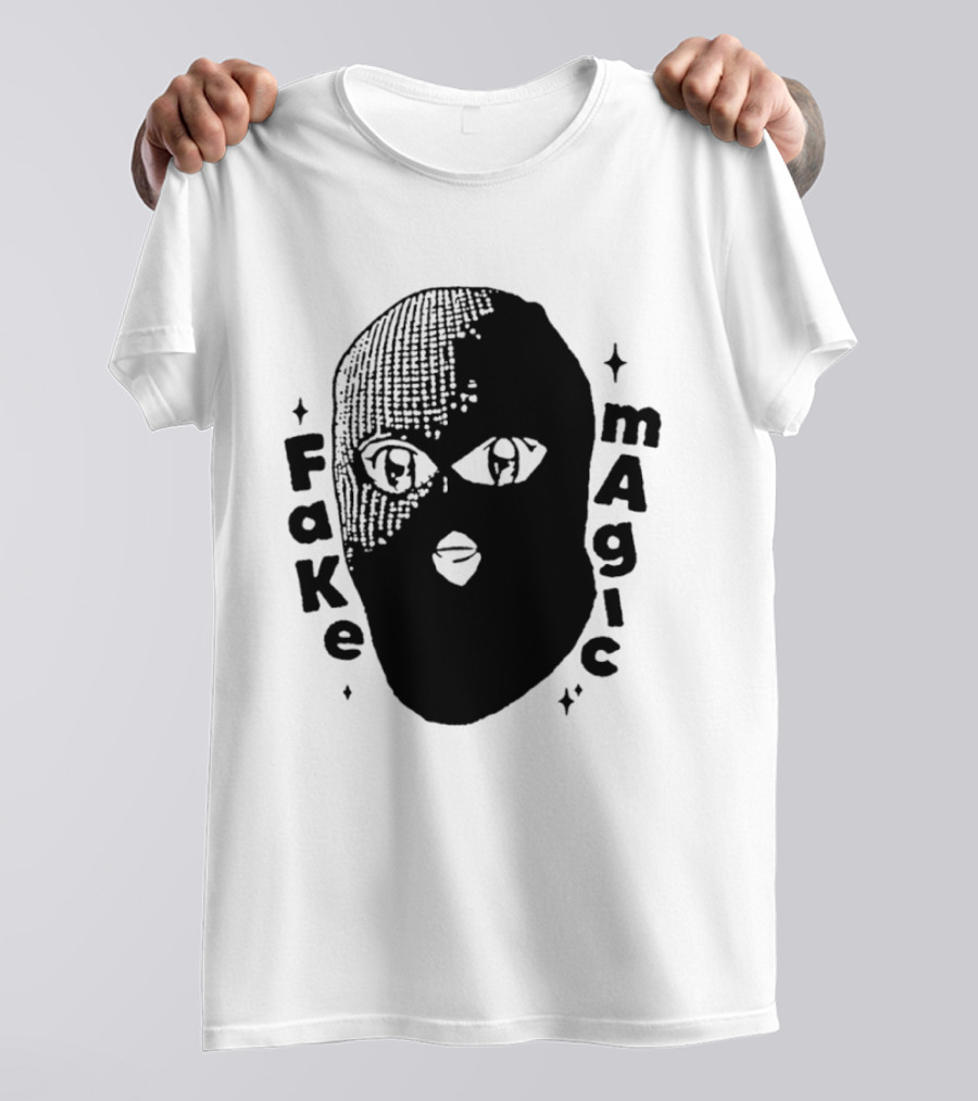 Fake Magic Anime Eyes Balaclava Ski Mask T-Shirt