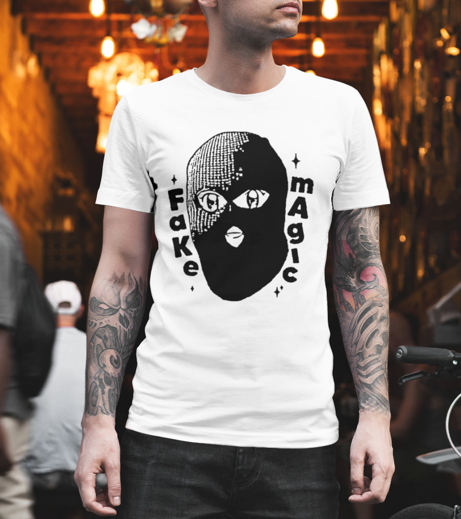 Fake Magic Anime Eyes Balaclava Ski Mask T-Shirt