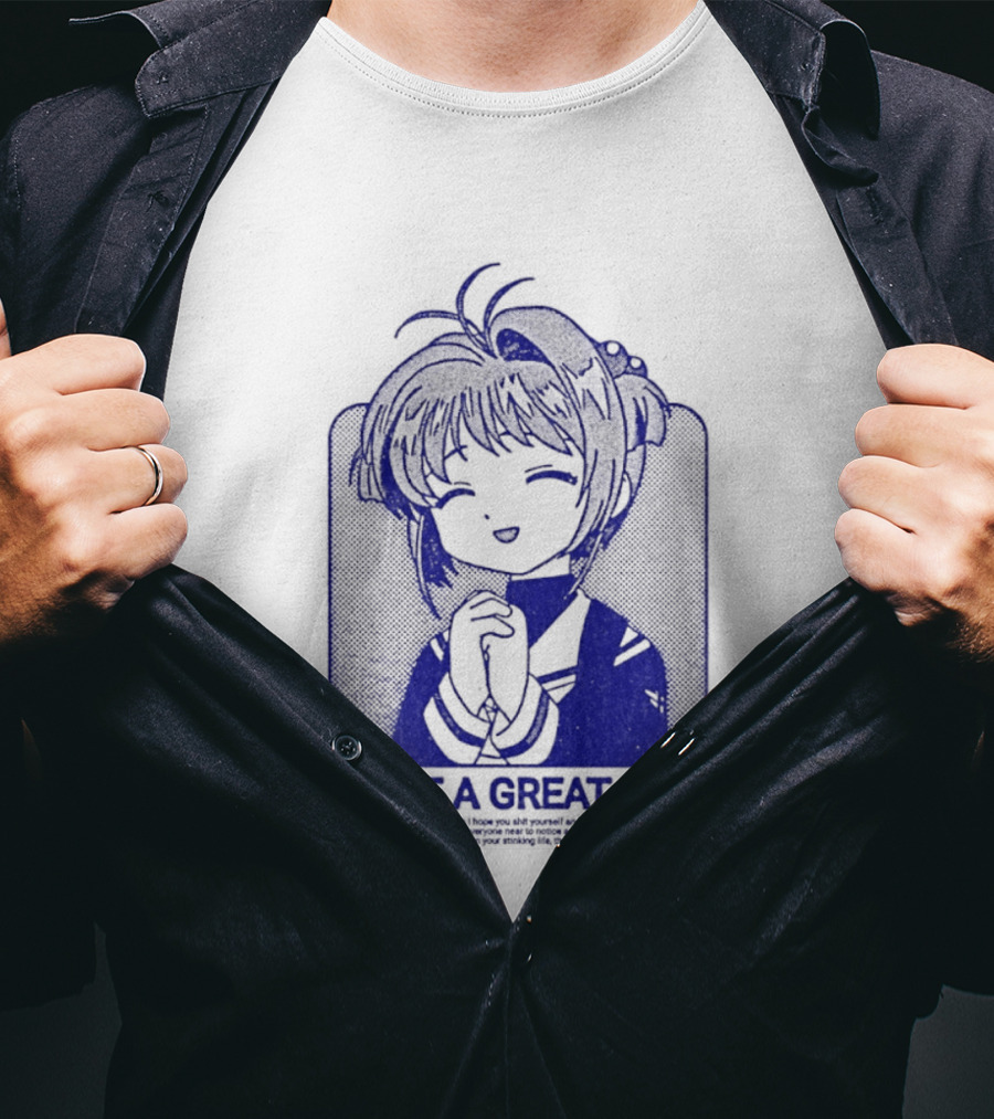 Have A Great Day Sakura Kinomoto Anime Cardcaptor Look T-Shirt