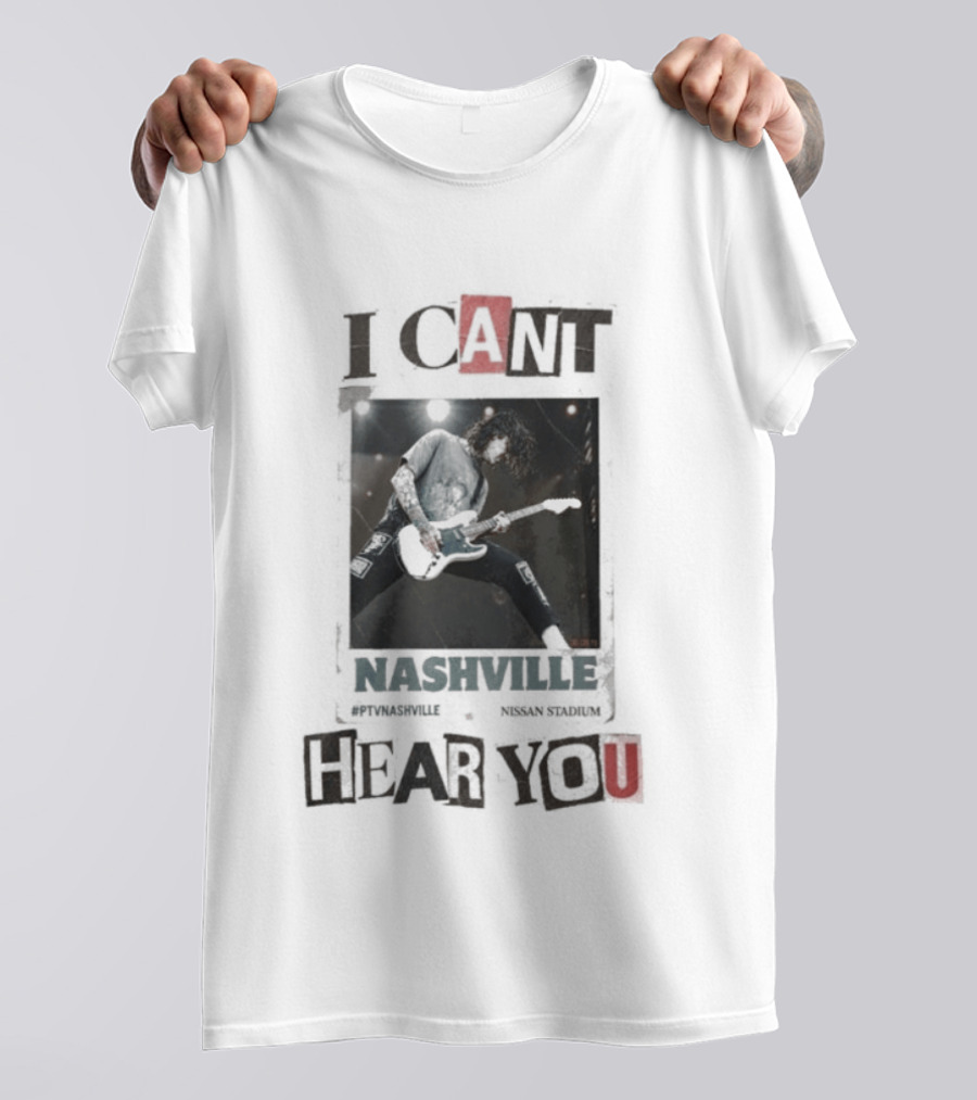 Pierce The Veil I Can't Hear You Nashville World Tour 2026 T-Shirt