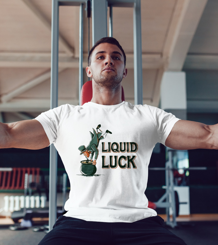 Liquid Luck Pot Of Gold St. Patrick's Day Leprechaun T-Shirt