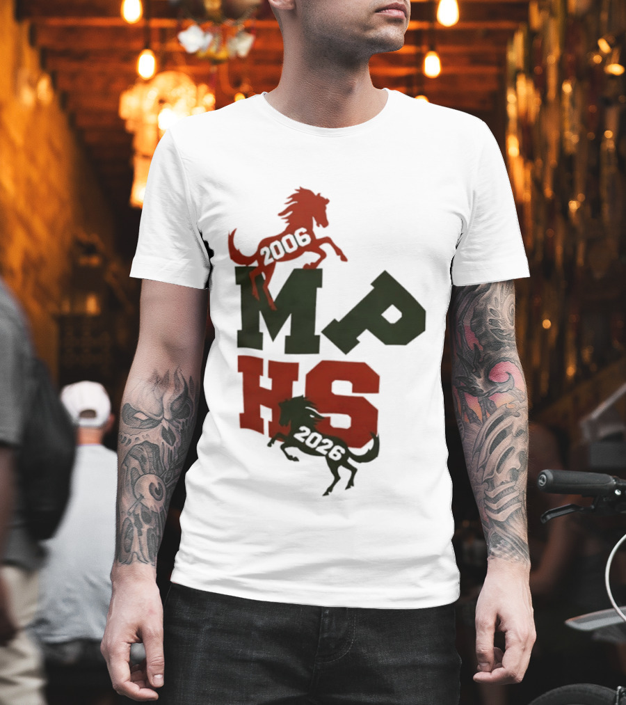 Morgan Park Mustangs MPHS 2006 2026 T-Shirt