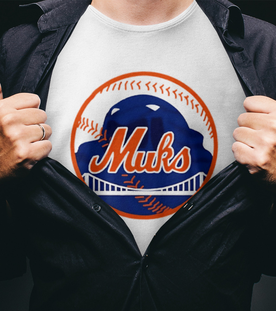Muks New York Mets Baseball Team T-Shirt
