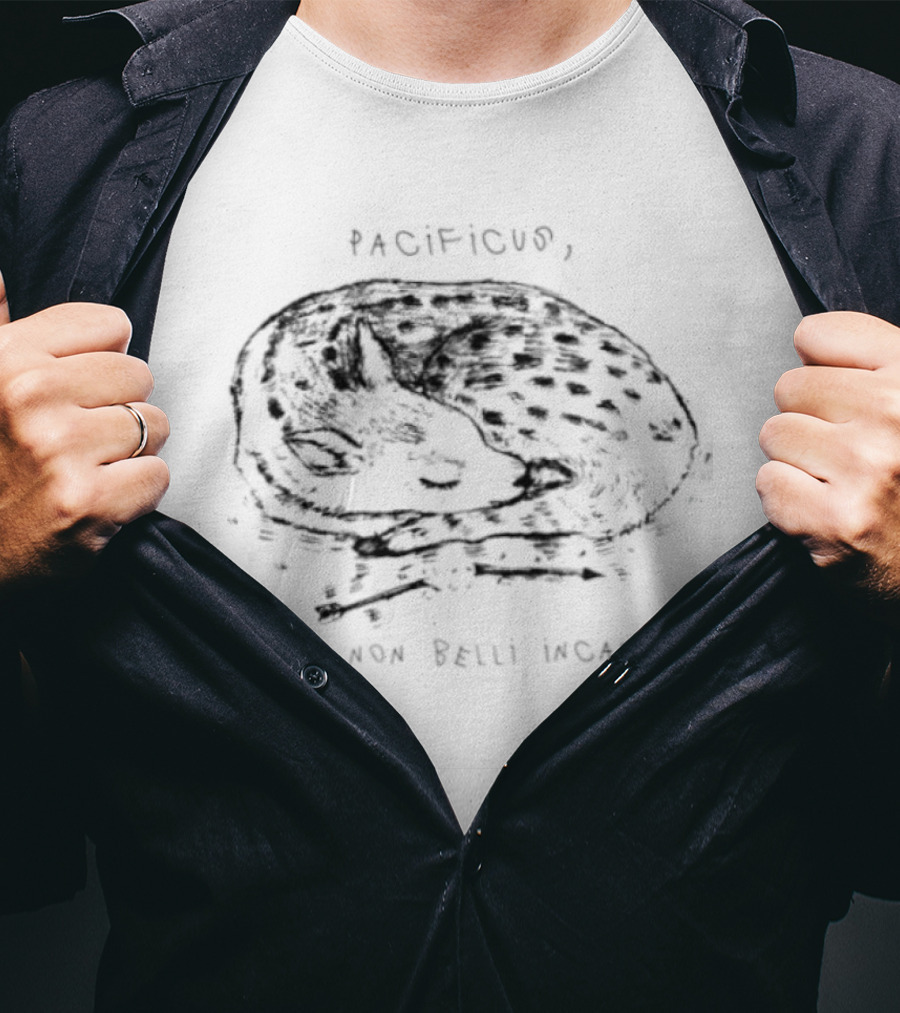 Pacificus Sed Non Belli Incapax Latin Turtle T-Shirt