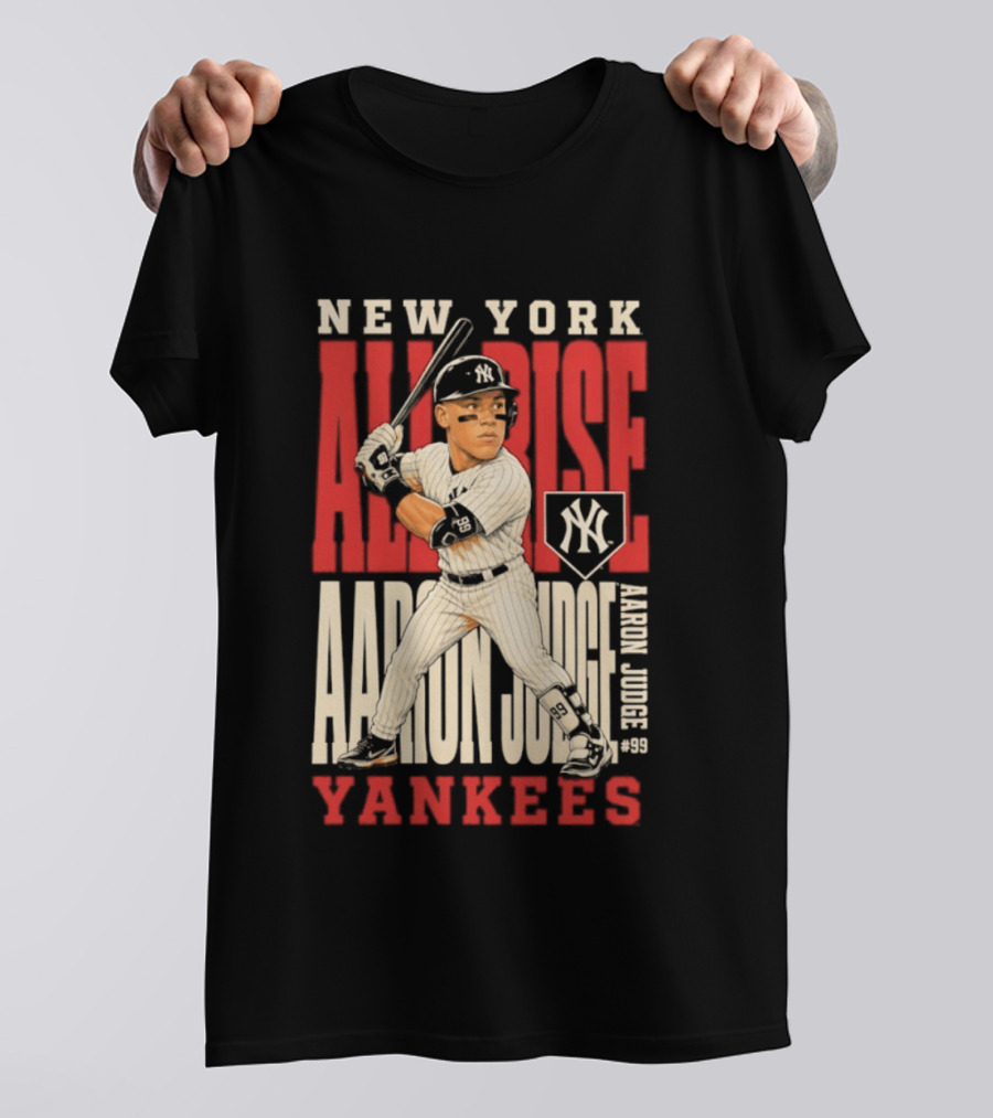 New York Yankees Aaron Judge 2026 Season Caricature T-Shirt