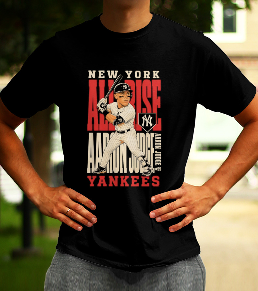 New York Yankees Aaron Judge 2026 Season Caricature T-Shirt