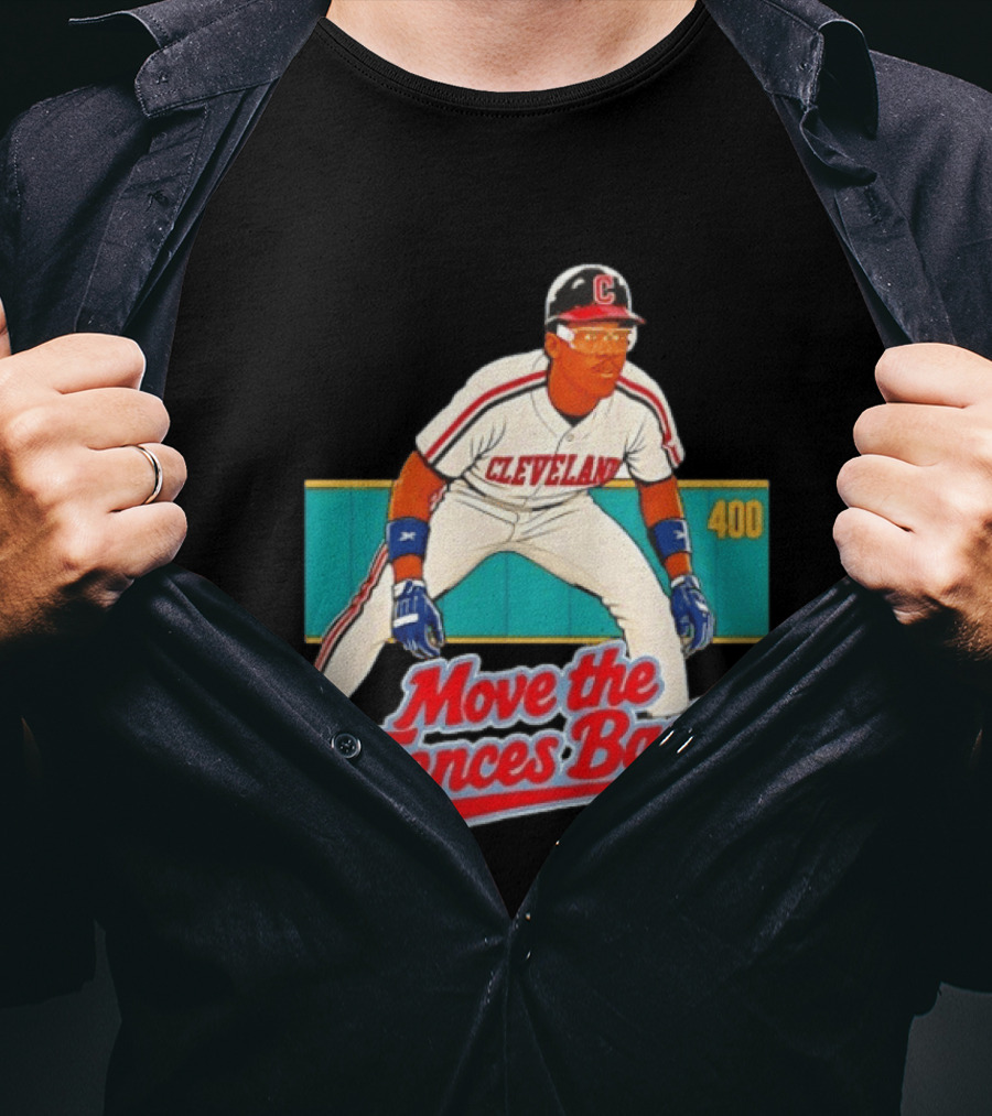 Move The Fences Back Cleveland Indians Alex Cole 400 T-Shirt