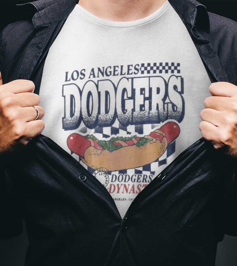 Los Angeles Dodgers Hot Dog Dynasty T-Shirt