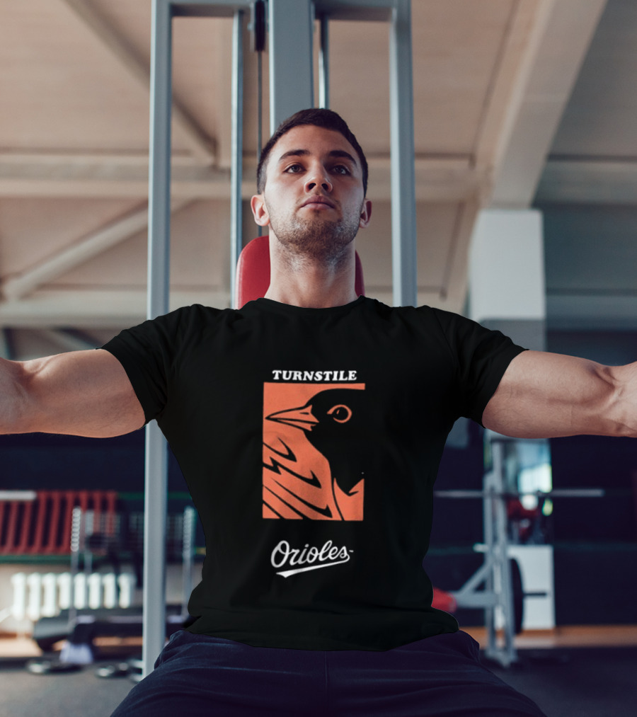 Baltimore Orioles Turnstile 2026 These Birds Not Meant To Fly Alone Two Sided T-Shirt
