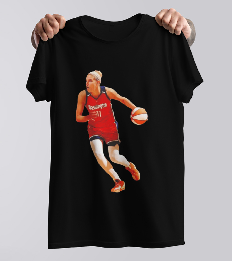 Elena Delle Donne Washington Mystics Basketball Hall Of Fame Player 11 T-Shirt