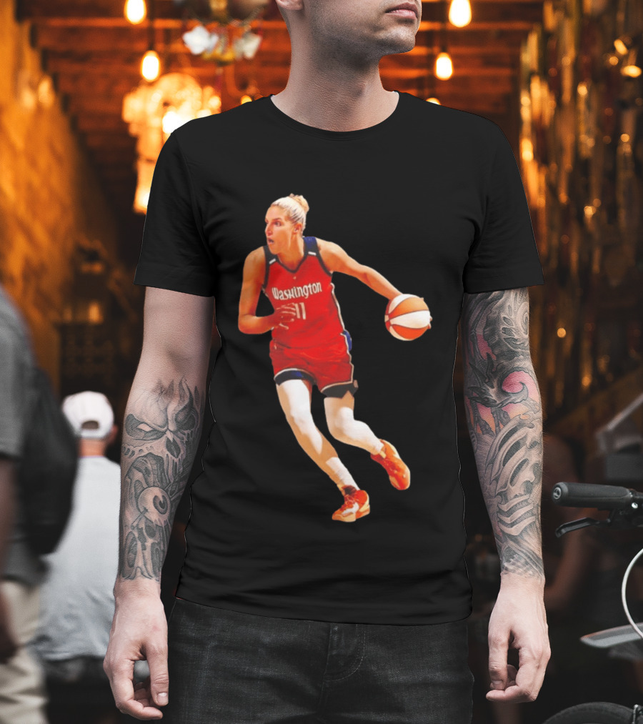 Elena Delle Donne Washington Mystics Basketball Hall Of Fame Player 11 T-Shirt